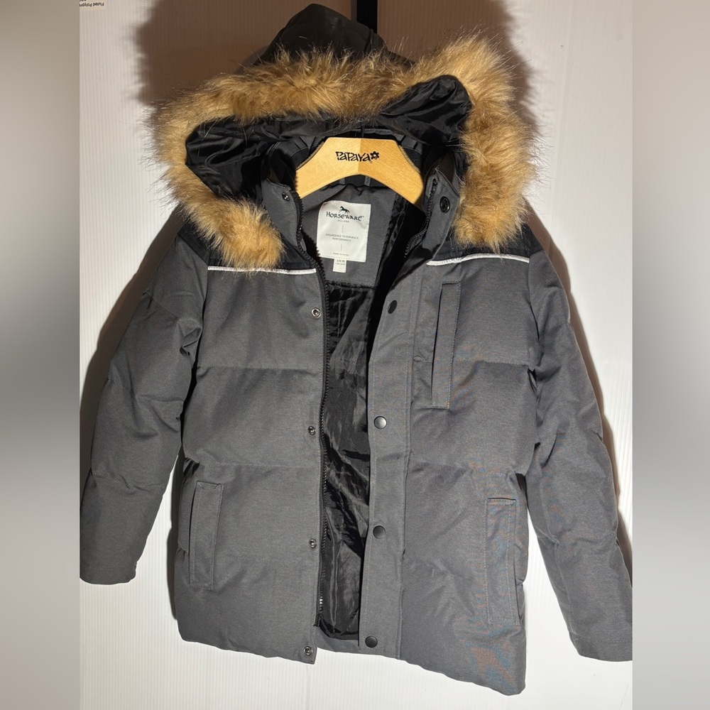 Horseware® Kids’ Padded Parka with Removable Hood